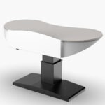 Multimedia lectern with lockable access panels