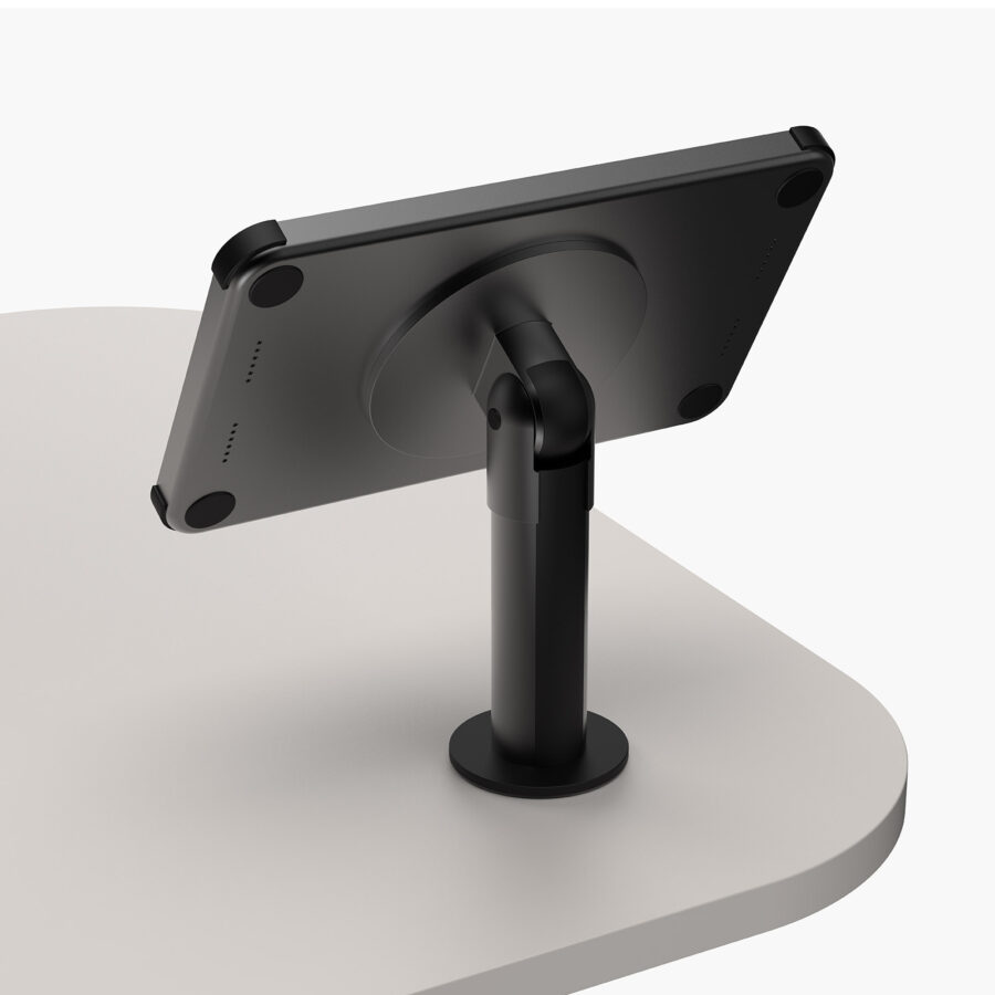 Ipad Tablet desk mount for multimedia lectern worktop in black