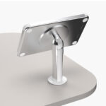 Ipad Tablet desk mount for multimedia lectern worktop in white