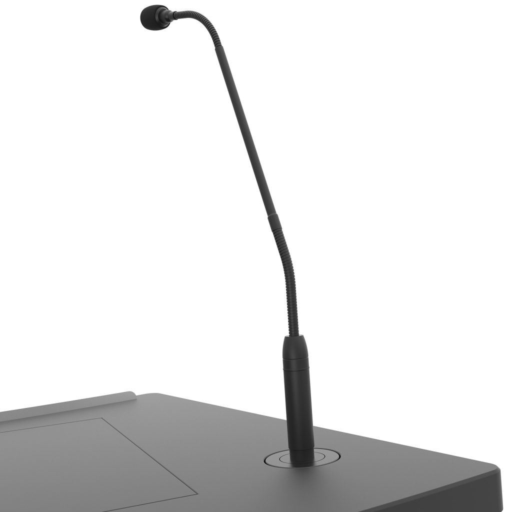 Microphone Base with Shock Mount for Lectern Podion Global