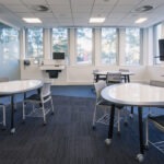 Teachers touchdown point or wall mounted lectern at Monash University