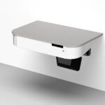 Wall mounted multimedia lectern for university learning spaces