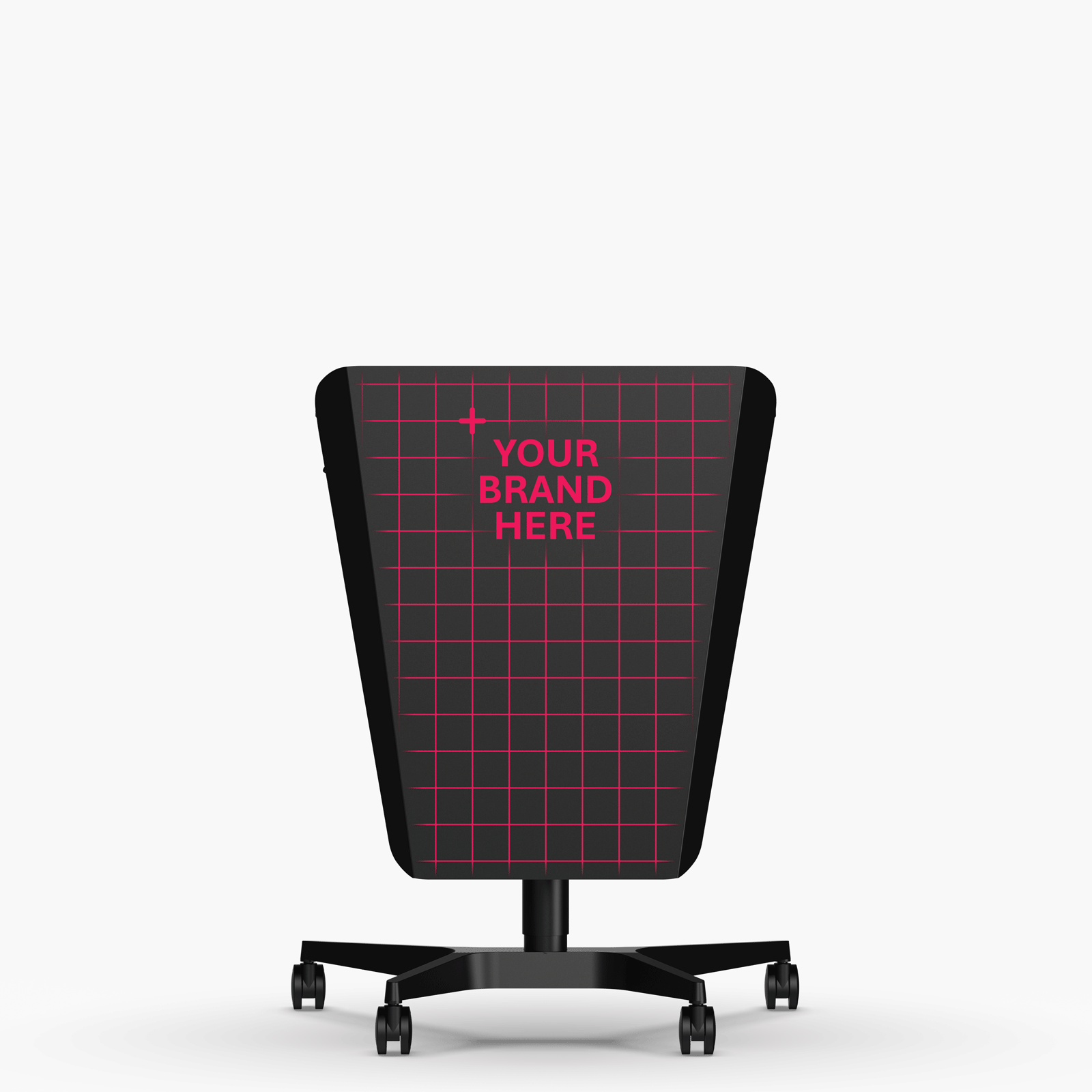 Animation of a gas lift lectern rising and lowering showing sit stand positions